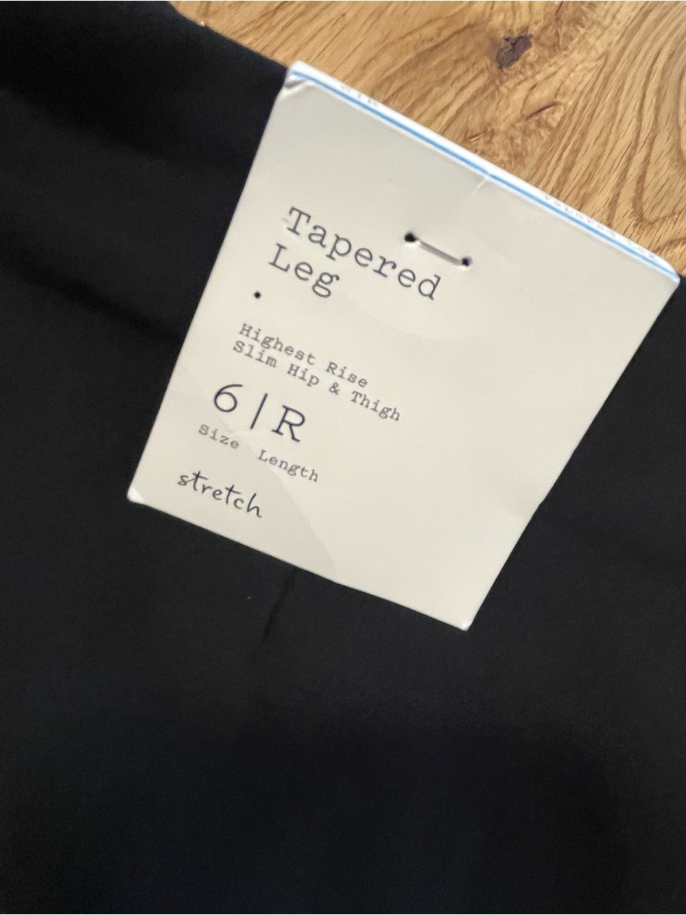 A New Day Black Pleated Ankle Dress Pants 6 Stretch - Picture 7 of 7